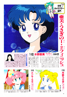 Mizuno Ami, Tsukino Usagi
Animage
May 1993
