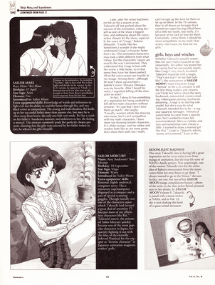 Interview with Takeuchi Naoko
Animerica
August 1996
