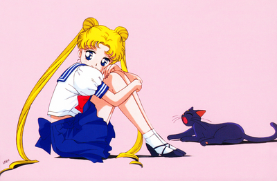 Tsukino Usagi, Luna
Season One
Anime Postcard
