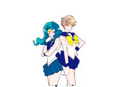 Sailor Neptune & Sailor Uranus
Sailor Moon S
Episode 94
